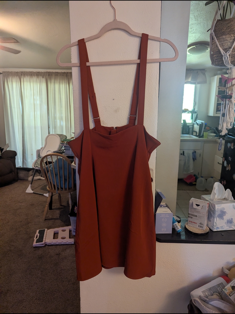 Modcloth Pinafore Mini Dress with Adjustable Straps